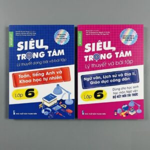 Combo 2 Cuốn Sách Siêu Trọng Tâm Lớp 6 ( Cánh Diều ) Toán, Tiếng Anh, KHTN Và Văn, KHXH