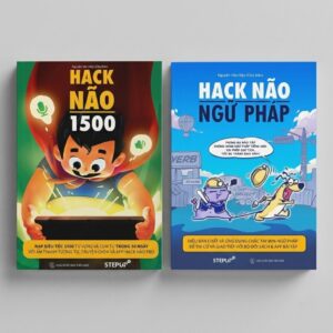 Combo 2 Cuốn Sách Hack Não 1500 và Hack Não Ngữ Pháp Tiếng Anh