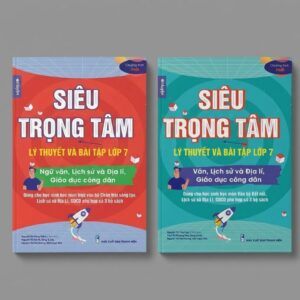Combo 2 Cuốn Sách Siêu Trọng Tâm Lớp 7 ( Kết Nối Tri Thức ) Môn Toán Tiếng Anh KHTN Và Văn KHXH