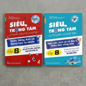 Combo 2 Cuốn Sách Siêu Trọng Tâm Lý Thuyết và Dạng Bài Tập Toán, Anh, KHTN và Siêu Trọng Tâm Lớp 8 Văn, KHXH ( Cánh Diều )